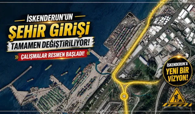 İskenderun’un Şehir Girişi Tamamen Değiştiriliyor: Çalışmalar Resmen Başladı!