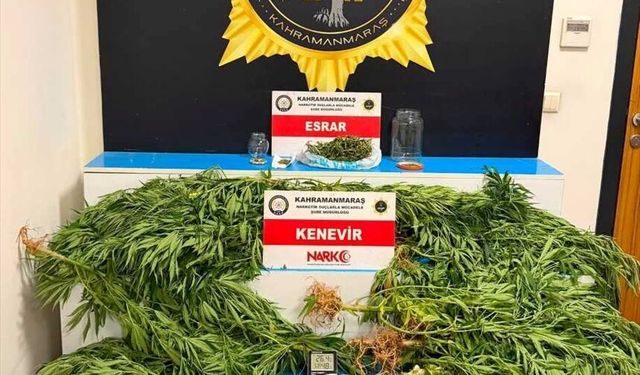 Kahramanmaraş'ta uyuşturucu operasyonunda 8 zanlı tutuklandı