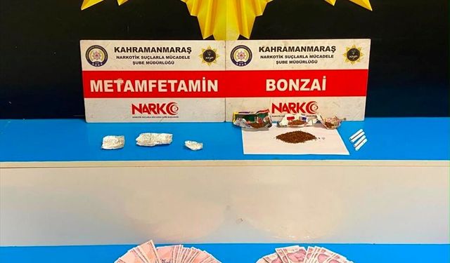 Kahramanmaraş'ta uyuşturucu operasyonunda yakalanan 9 zanlı tutuklandı