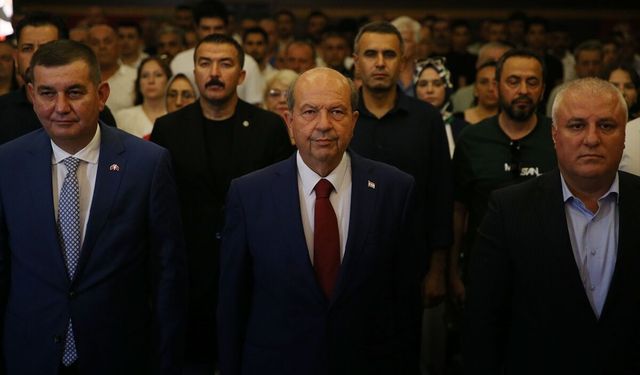 KKTC'nin 5. Cumhurbaşkanı Ersin Tatar, Alanya'da konuştu: