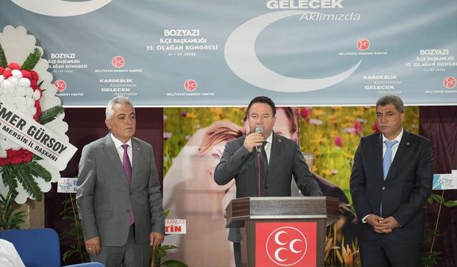 MHP Bozyazı İlçe Başkanı yeniden Soner Kara oldu