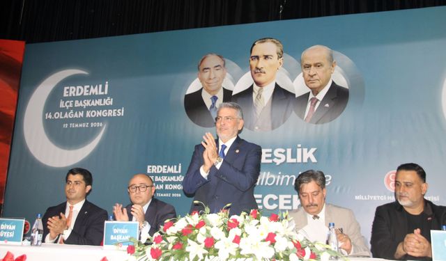 MHP Erdemli İlçe Başkanı yeniden Erol Erdoğan oldu