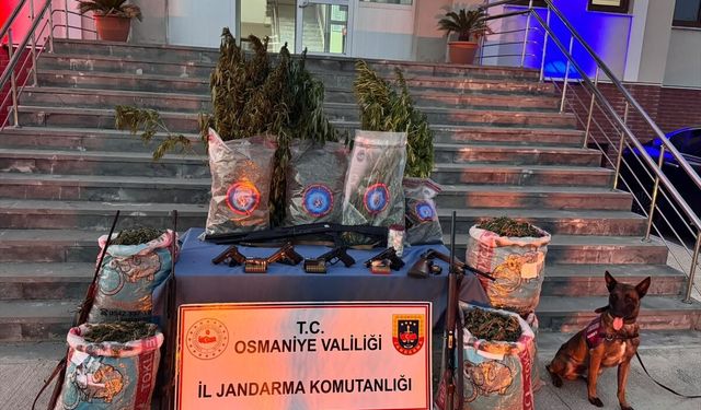 Osmaniye'de dron destekli uyuşturucu operasyonunda 4 şüpheli yakalandı
