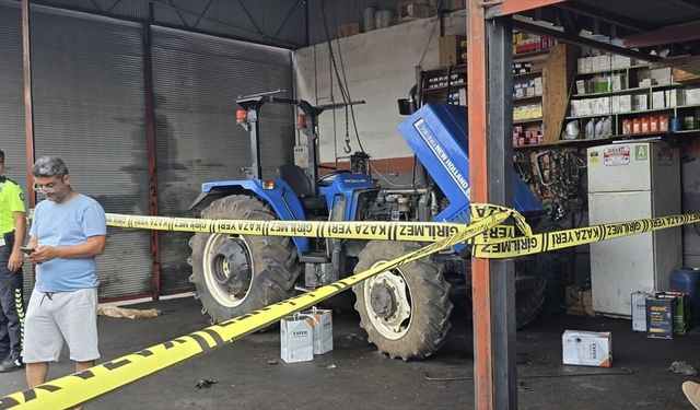 Osmaniye'de traktörün hidrolik aksamına sıkışan tamirci öldü