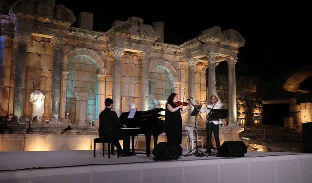 Sagalassos Antik Kenti'nde sanatçı İdil Biret'e saygı konseri düzenlendi