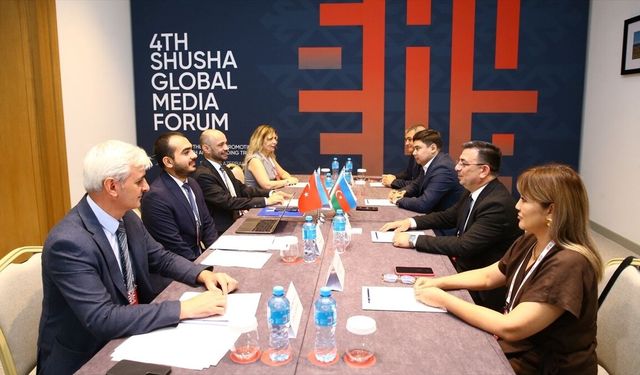 Şuşa'da Türk Haber Ajansları Birliğinin yönetim kurulunun ikinci toplantısı yapıldı