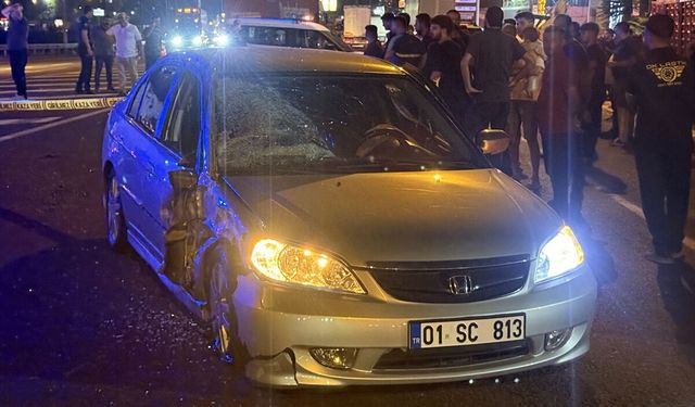 Adana'da otomobil ile çarpışan motosikletin sürücüsü öldü