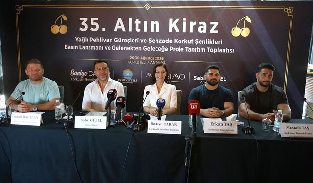 Antalya'da 35. Altın Kiraz Yağlı Pehlivan Güreşleri düzenlenecek