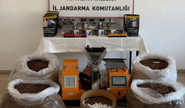 Antalya'da kaçak tütün operasyonunda 1 şüpheli yakalandı