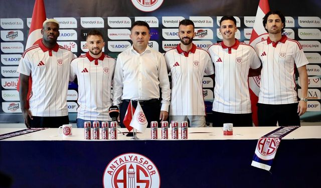 Antalyaspor, 5 futbolcu tranfser ederek kadrosunu güçlendirdi