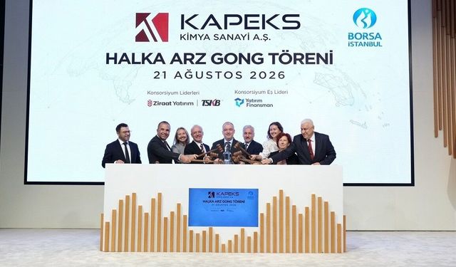 Borsa İstanbul'da gong Kapeks Kimya Sanayi AŞ için çaldı