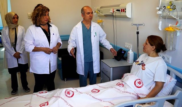 Düşük yapmasına neden olan miyomdan 8 saatlik ameliyatla kurtuldu