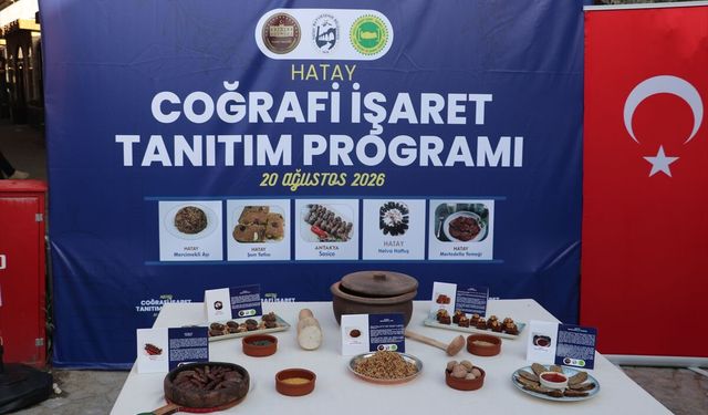 Hatay'da coğrafi işaret tescili alan 5 ürün tanıtıldı
