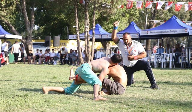 Kahramanmaraş'ta Geleneksel Karakucak Fuar Güreş Festivali düzenlendi