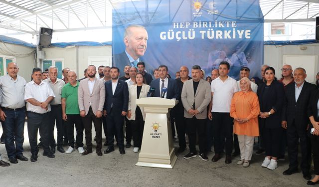 Mersin ve Hatay'da AK Parti'nin kuruluşunun 25. yıl dönümüne ilişkin açıklama