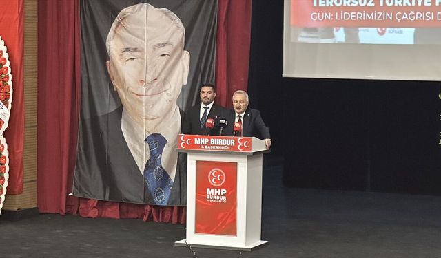 MHP Genel Başkan Yardımcısı Yurdakul, Burdur İl Kongresi'nde konuştu: