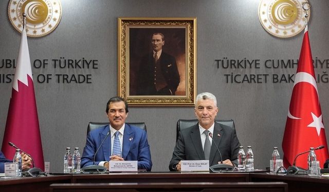 Ticaret Bakanı Bolat, Katarlı mevkidaşı Al-Sayed ile görüştü