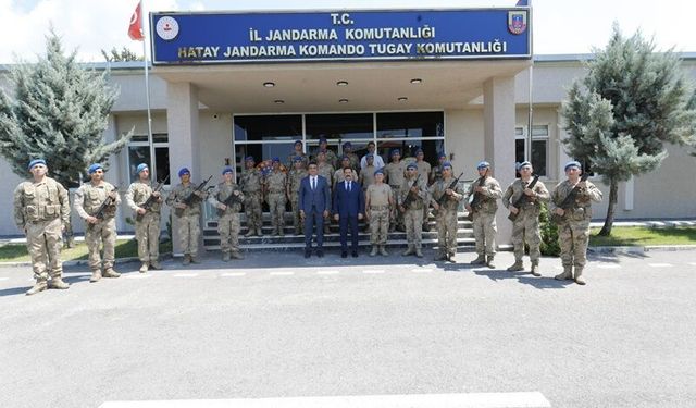 Vali Masatlı’dan Dörtyol Jandarma Komando Tugayına Ziyaret