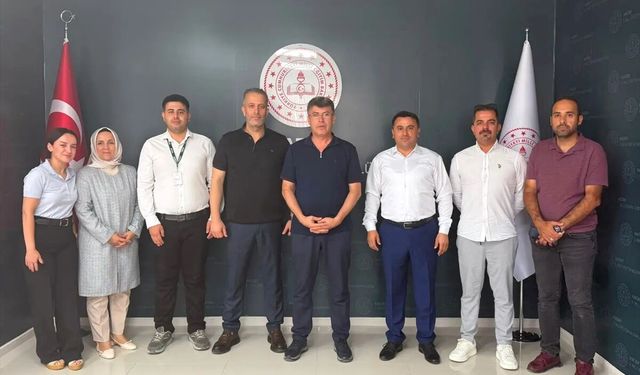 Yeşilay Hatay Şube Başkanı Bilgin'den İl Milli Eğitim Müdürü Tüysüz'e ziyaret