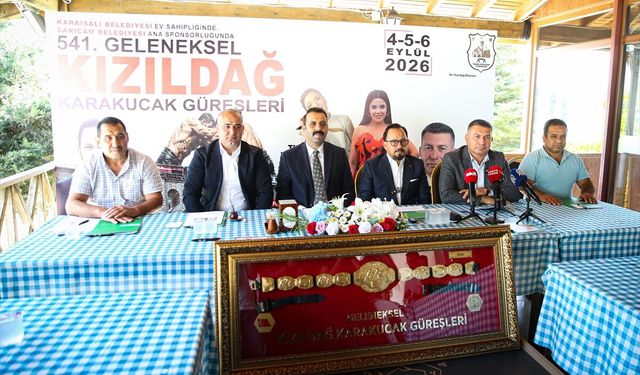 541. Geleneksel Kızıldağ Karakucak Güreşleri, 4-6 Eylül'de Adana'da düzenlenecek