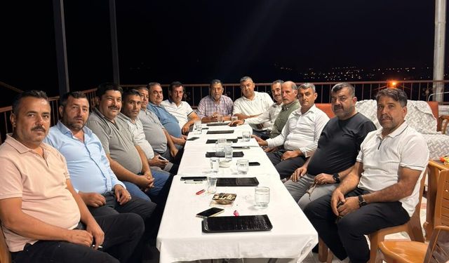 Amanos Dağ Bandı Muhtarları Çökek’te Buluştu