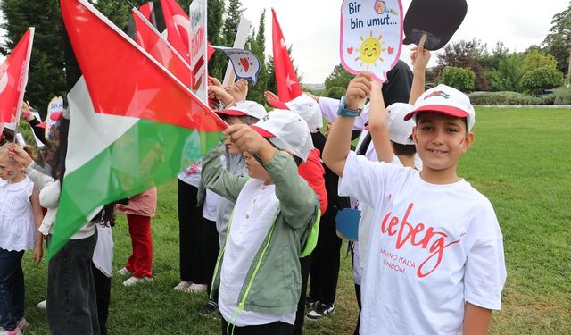 Burdur'da Gazzeli çocuklara destek etkinliği yapıldı