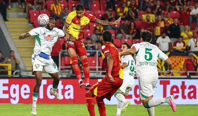 Göztepe ile Çaykur Rizespor 2-2 berabere kaldı