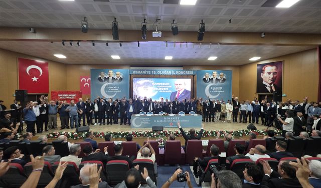 MHP Osmaniye İl Başkanlığı 15. Olağan İl Kongresi yapıldı