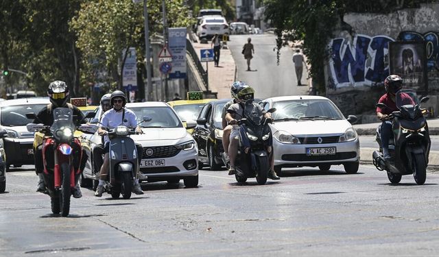Motosiklet sayısının otomobil sayısını geçtiği il sayısı 7 oldu