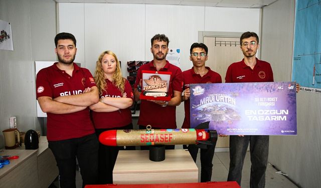 TEKNOFEST'ten 'En Özgün Tasarım' ödülüyle dönen gençlerin hedefi uluslararası başarı