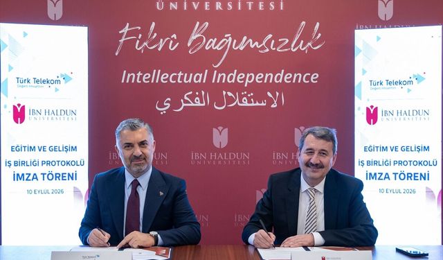 Türk Telekom ve İbn Haldun Üniversitesinden Eğitim İş Birliği Protokolü