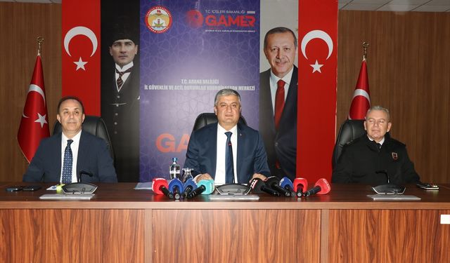 Adana Valisi Mustafa Yavuz, 9 aylık asayiş çalışmalarını değerlendirdi: