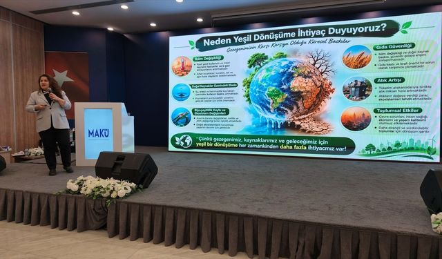 Burdur'da COP31 Yolunda Yeşil Dönüşüm Paneli ve Gençlik Çalıştayı düzenlendi