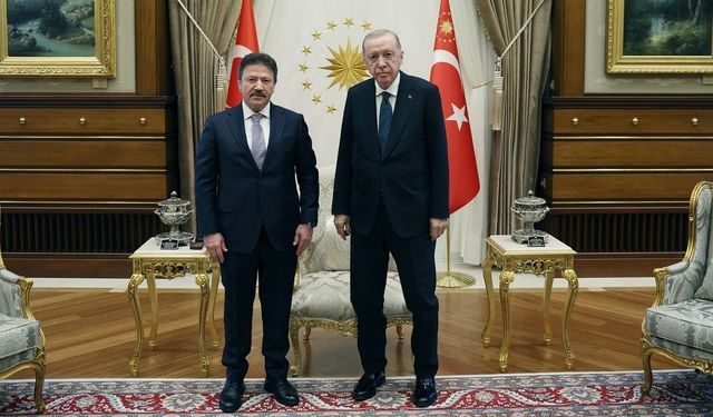 Cumhurbaşkanı Erdoğan, TESK Genel Başkanı Yiğiner'i kabul etti