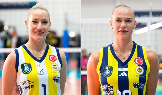 Fenerbahçe Medicanalı voleybolcular Gizem Örge ile Fedorovtseva, takımın gücüne güveniyor