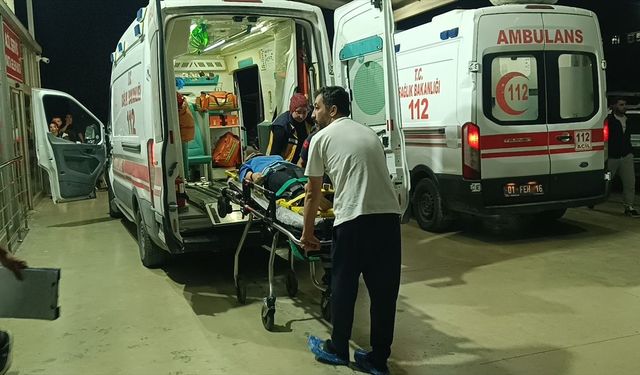 Kozan'da iki otomobilin çarpışması sonucu 1 kişi yaralandı