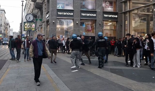 Milano'da devam eden şiddet olaylarında 160 kişi gözaltına alındı