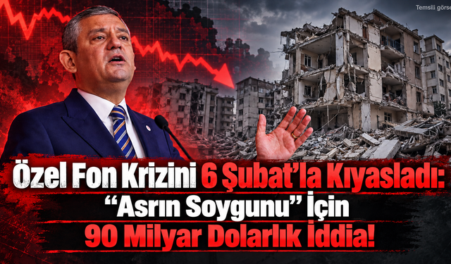 Özel, Fon Krizini 6 Şubat’la Kıyasladı: “Asrın Soygunu” İçin 90 Milyar Dolarlık İddia!