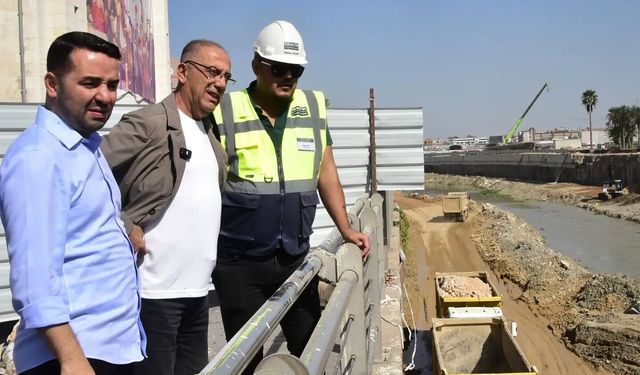 Asi Nehri Islah ve Köprü Çalışmalarına Yerinde İnceleme