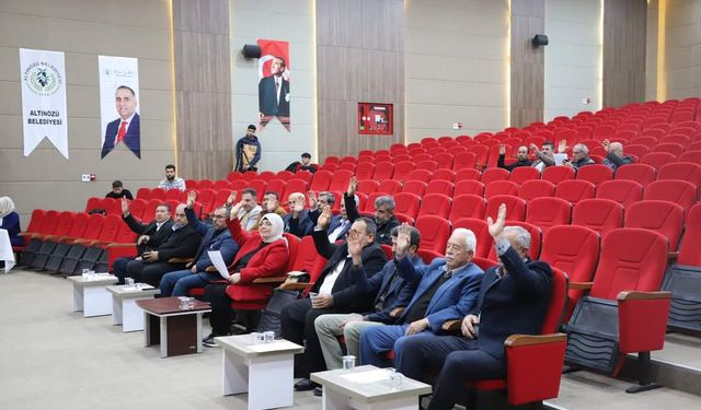 Altınözünde Yılın İlk Meclis Toplantısı Yapıldı