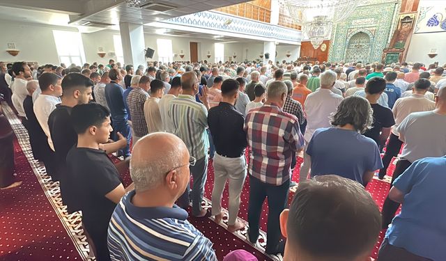 Hatay'da İsmail Heniyye için gıyabi cenaze namazı kılındı