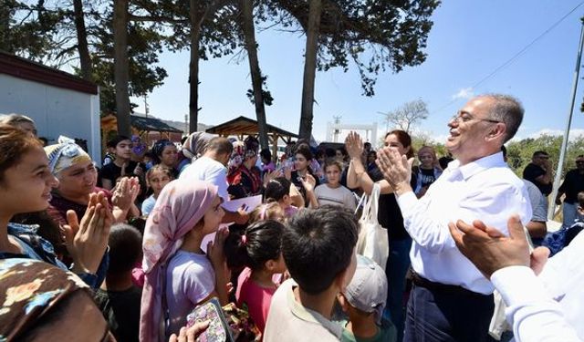 Başkan Yapar’dan Konteyner Çocuklarına Ziyaret