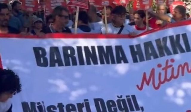 Tek Ses Olup “Barınmak Hakkımız” Dediler