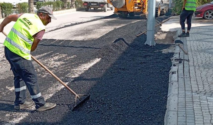 Arsuz’da Asfalt Yama Onarım Çalışmaları Başladı