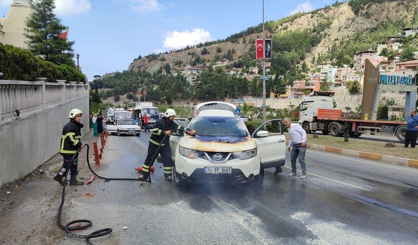 Seyir halindeki cipte çıkan yangın söndürüldü