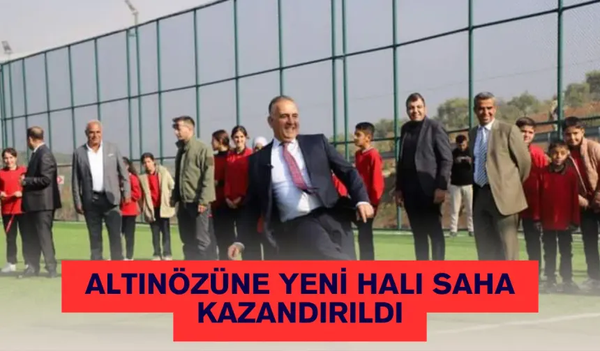 Altınözüne Yeni Halı Saha Kazandırıldı