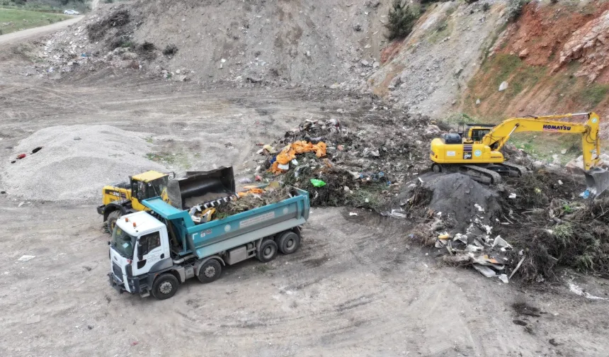 Manisa'da kaçak dökümlere 7/24 denetim