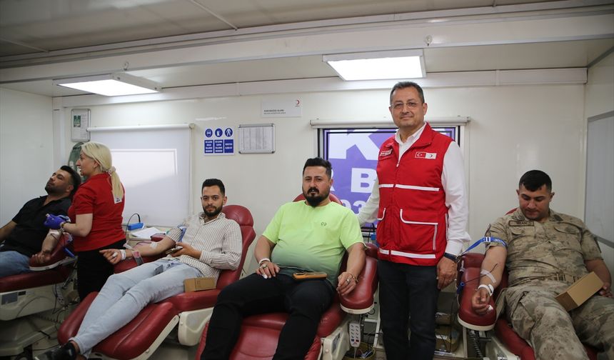 Defne'de kan bağışı etkinliği düzenlendi