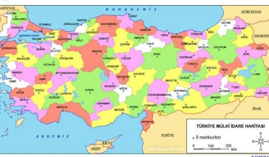 Türkiye'de İl Olabilecek İlçeler Açıklandı!