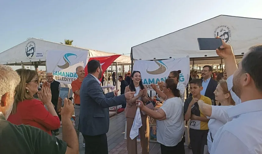 Samandağ'da Kadın Emeği Pazarı Açılışına Yoğun İlgi